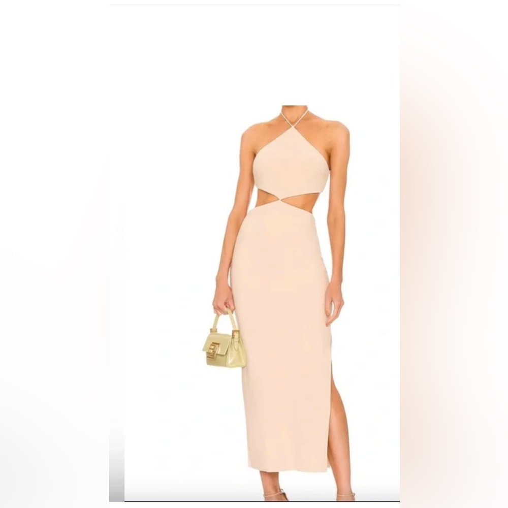 Bec + Bridge dress halter top, worn once in perfect condition. White iris halter